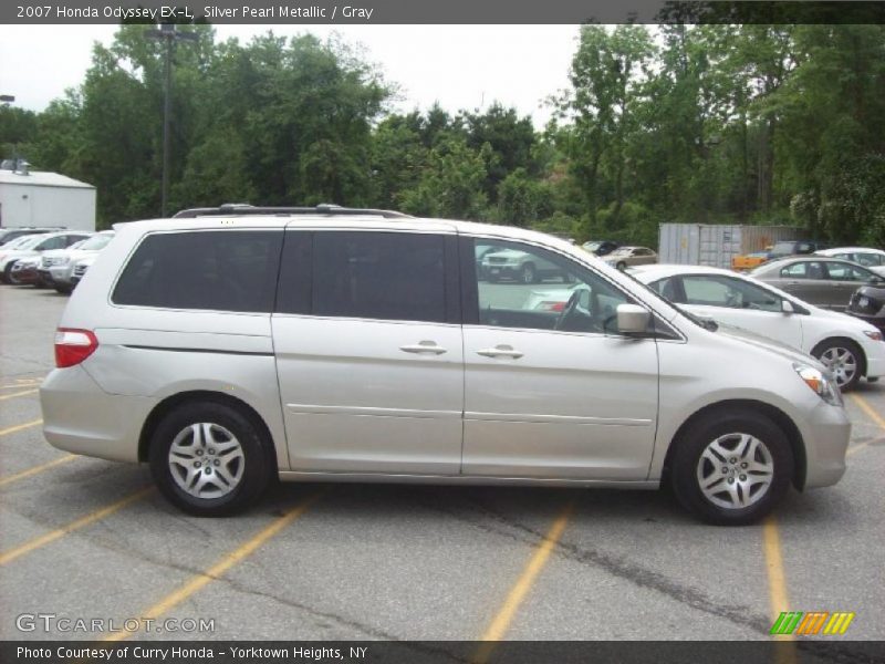 Silver Pearl Metallic / Gray 2007 Honda Odyssey EX-L