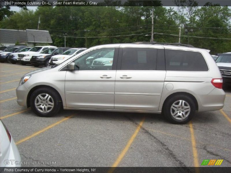 Silver Pearl Metallic / Gray 2007 Honda Odyssey EX-L