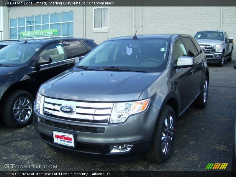 Sterling Grey Metallic / Charcoal Black 2010 Ford Edge Limited