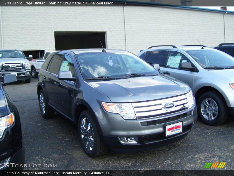 Sterling Grey Metallic / Charcoal Black 2010 Ford Edge Limited