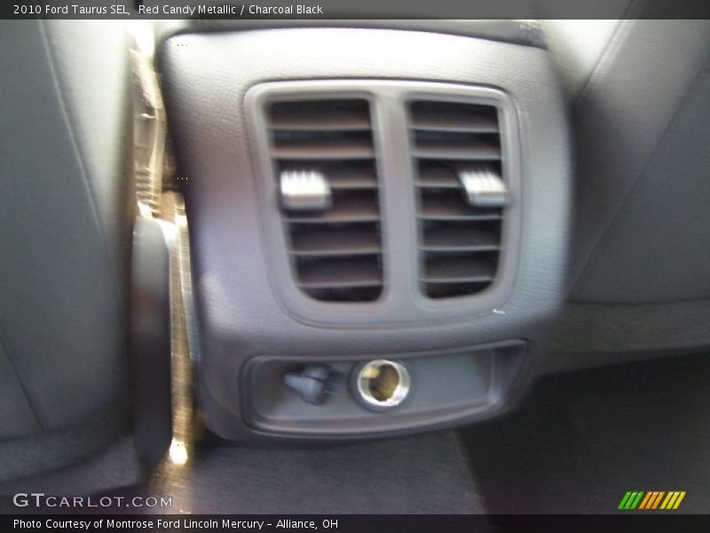 Red Candy Metallic / Charcoal Black 2010 Ford Taurus SEL