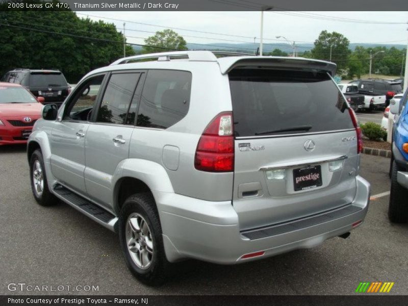 Titanium Silver Metallic / Dark Gray 2008 Lexus GX 470