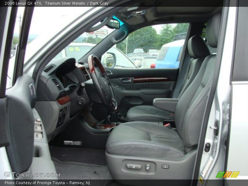 Titanium Silver Metallic / Dark Gray 2008 Lexus GX 470
