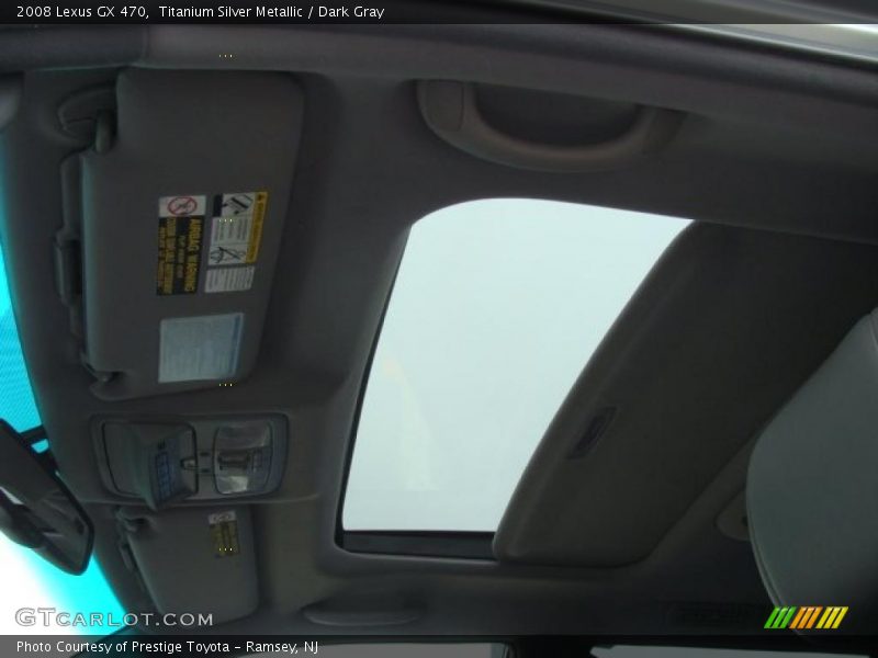 Titanium Silver Metallic / Dark Gray 2008 Lexus GX 470