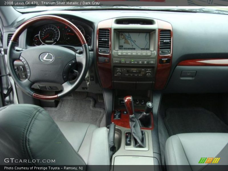 Titanium Silver Metallic / Dark Gray 2008 Lexus GX 470