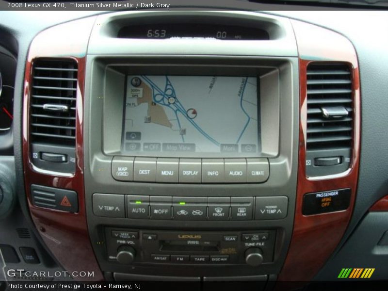 Titanium Silver Metallic / Dark Gray 2008 Lexus GX 470