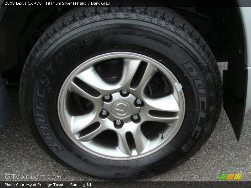 Titanium Silver Metallic / Dark Gray 2008 Lexus GX 470