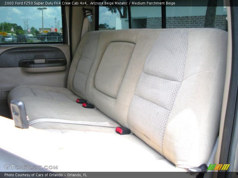 Arizona Beige Metallic / Medium Parchment Beige 2003 Ford F250 Super Duty FX4 Crew Cab 4x4