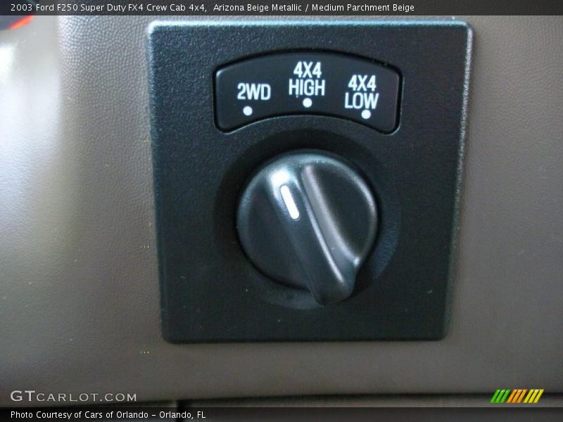 Arizona Beige Metallic / Medium Parchment Beige 2003 Ford F250 Super Duty FX4 Crew Cab 4x4