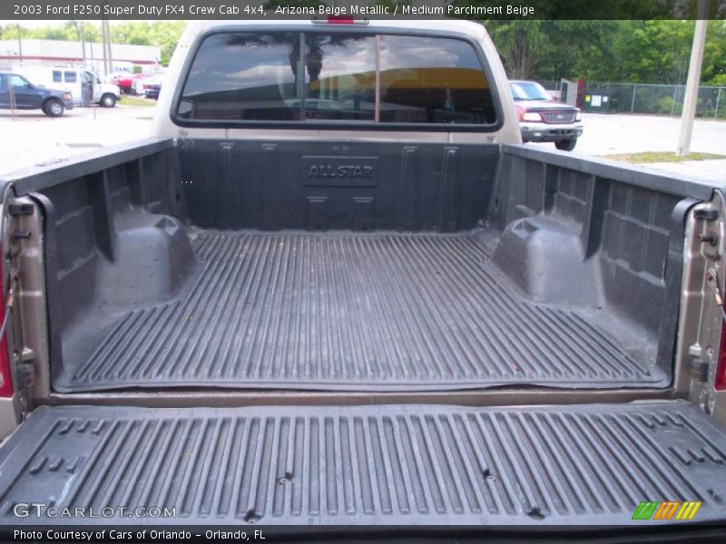 Arizona Beige Metallic / Medium Parchment Beige 2003 Ford F250 Super Duty FX4 Crew Cab 4x4