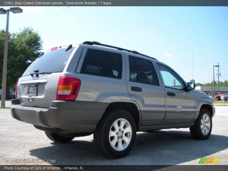 Silverstone Metallic / Taupe 2001 Jeep Grand Cherokee Laredo