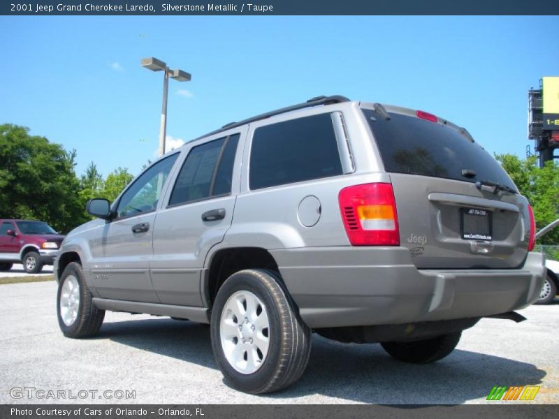 Silverstone Metallic / Taupe 2001 Jeep Grand Cherokee Laredo