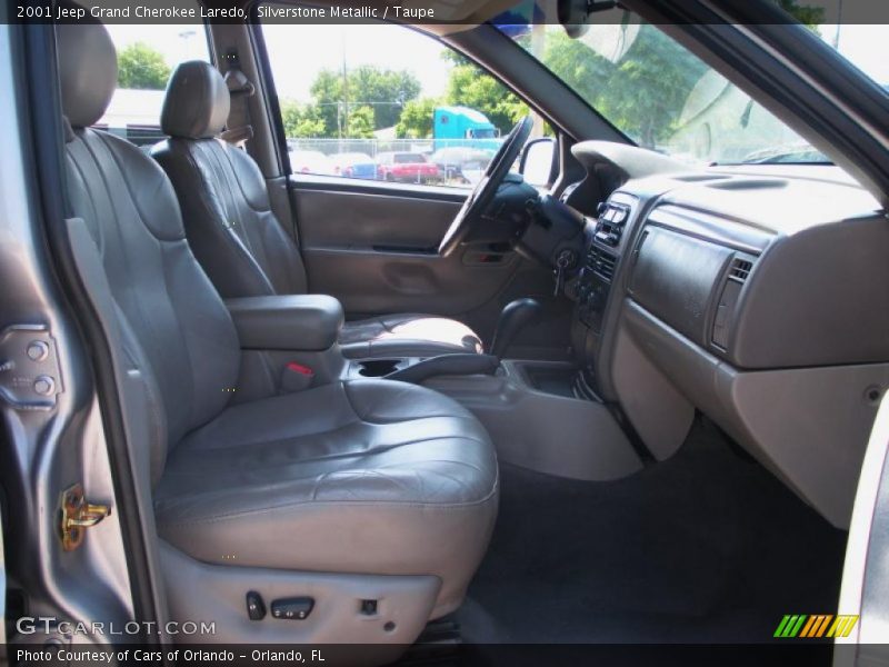 Silverstone Metallic / Taupe 2001 Jeep Grand Cherokee Laredo