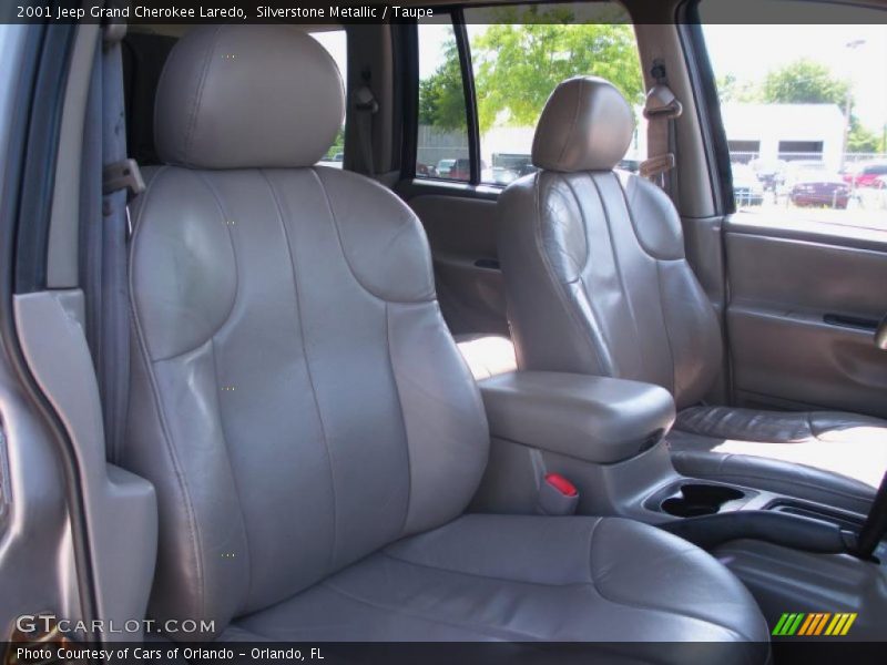 Silverstone Metallic / Taupe 2001 Jeep Grand Cherokee Laredo