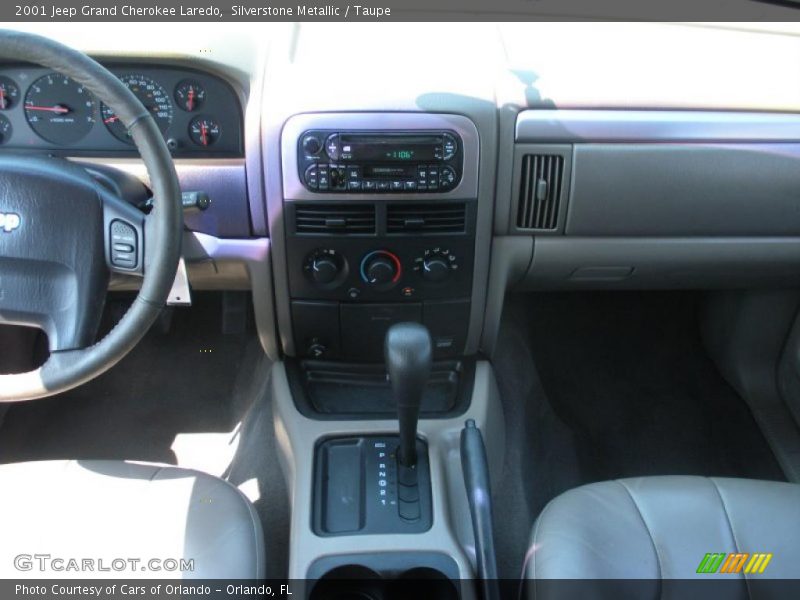 Silverstone Metallic / Taupe 2001 Jeep Grand Cherokee Laredo