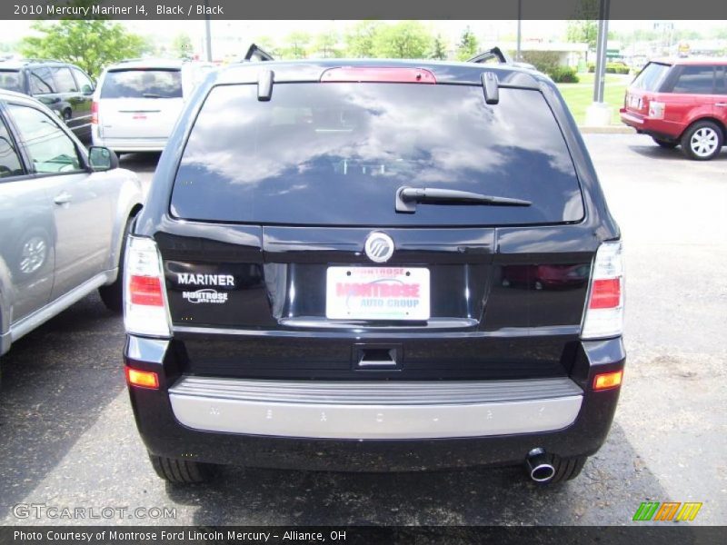 Black / Black 2010 Mercury Mariner I4