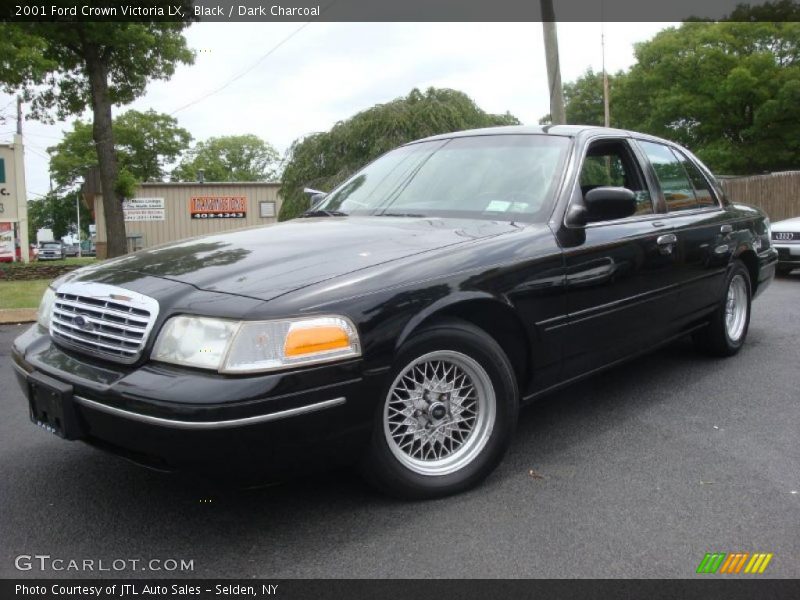 Black / Dark Charcoal 2001 Ford Crown Victoria LX