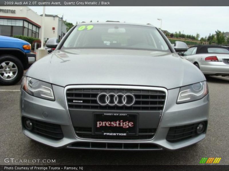 Quartz Grey Metallic / Black 2009 Audi A4 2.0T quattro Avant