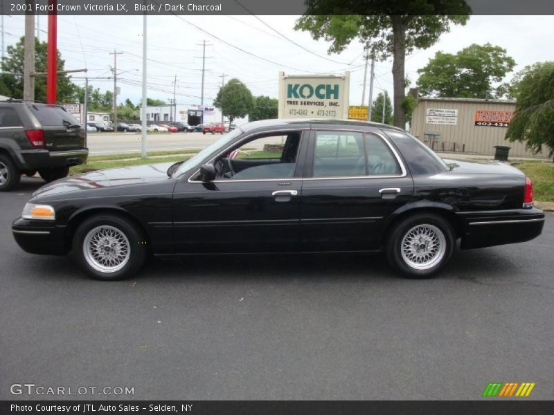 Black / Dark Charcoal 2001 Ford Crown Victoria LX