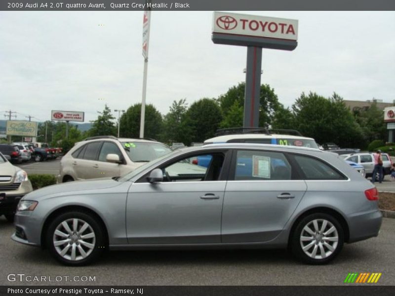 Quartz Grey Metallic / Black 2009 Audi A4 2.0T quattro Avant