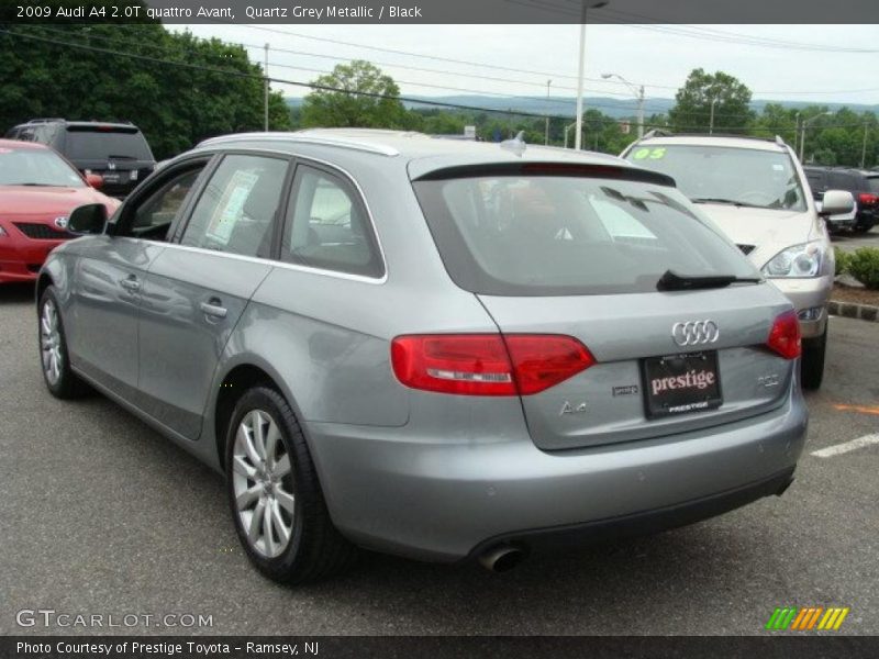 Quartz Grey Metallic / Black 2009 Audi A4 2.0T quattro Avant