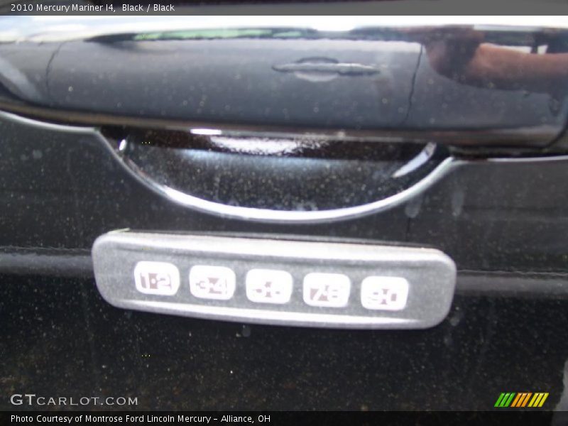 Black / Black 2010 Mercury Mariner I4