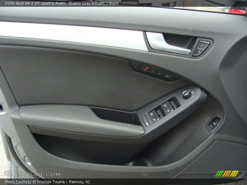 Quartz Grey Metallic / Black 2009 Audi A4 2.0T quattro Avant