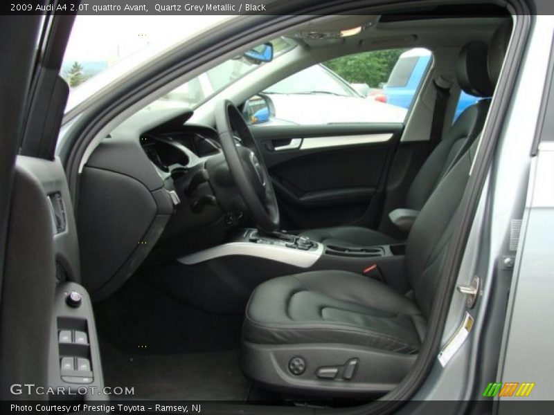 Quartz Grey Metallic / Black 2009 Audi A4 2.0T quattro Avant