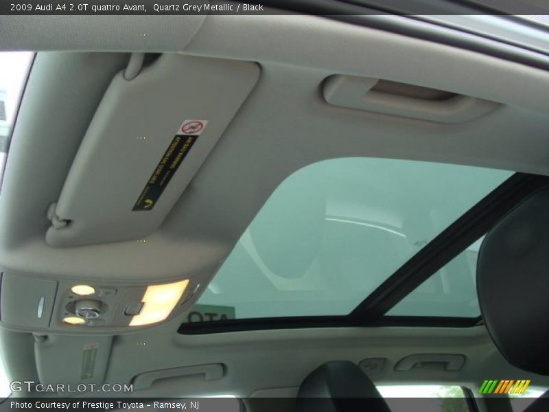 Quartz Grey Metallic / Black 2009 Audi A4 2.0T quattro Avant