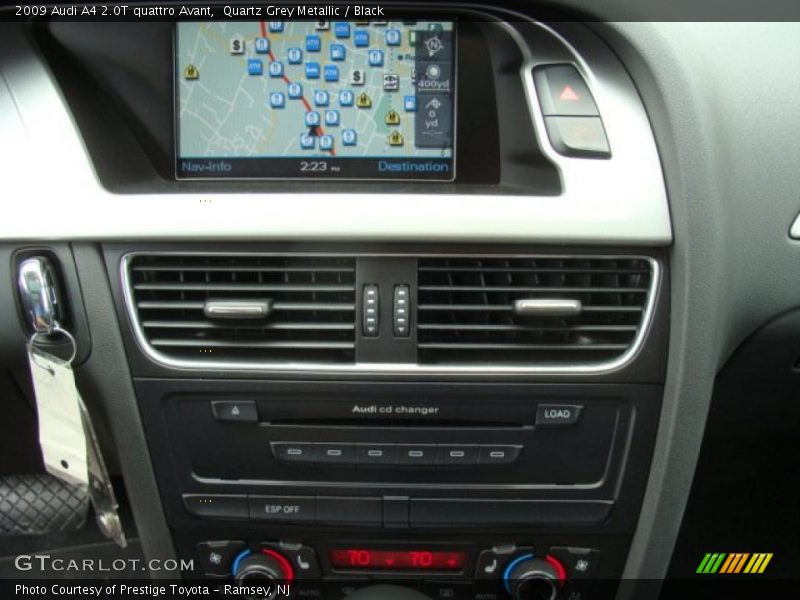 Quartz Grey Metallic / Black 2009 Audi A4 2.0T quattro Avant