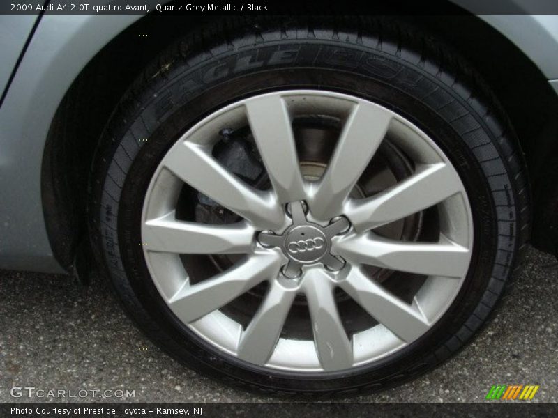Quartz Grey Metallic / Black 2009 Audi A4 2.0T quattro Avant