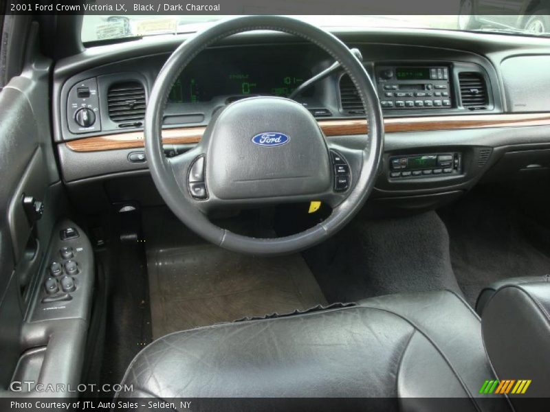 Black / Dark Charcoal 2001 Ford Crown Victoria LX