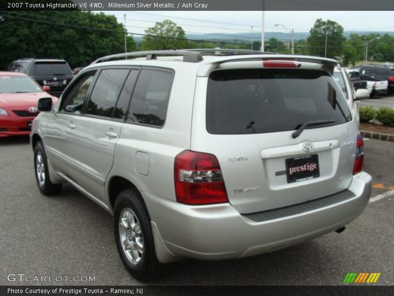Millenium Silver Metallic / Ash Gray 2007 Toyota Highlander V6 4WD