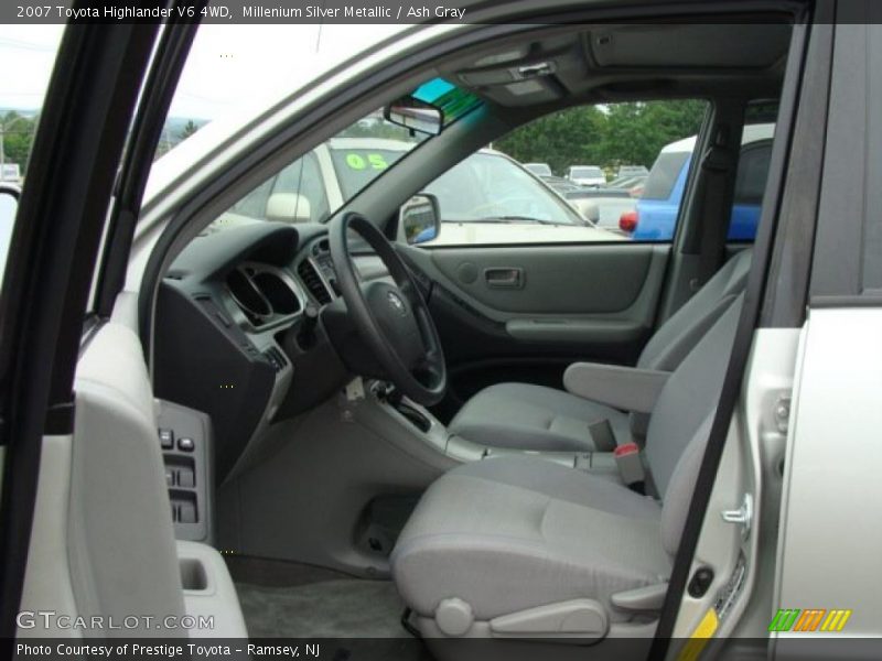 Millenium Silver Metallic / Ash Gray 2007 Toyota Highlander V6 4WD