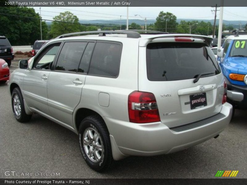 Millenium Silver Metallic / Ash Gray 2007 Toyota Highlander V6 4WD