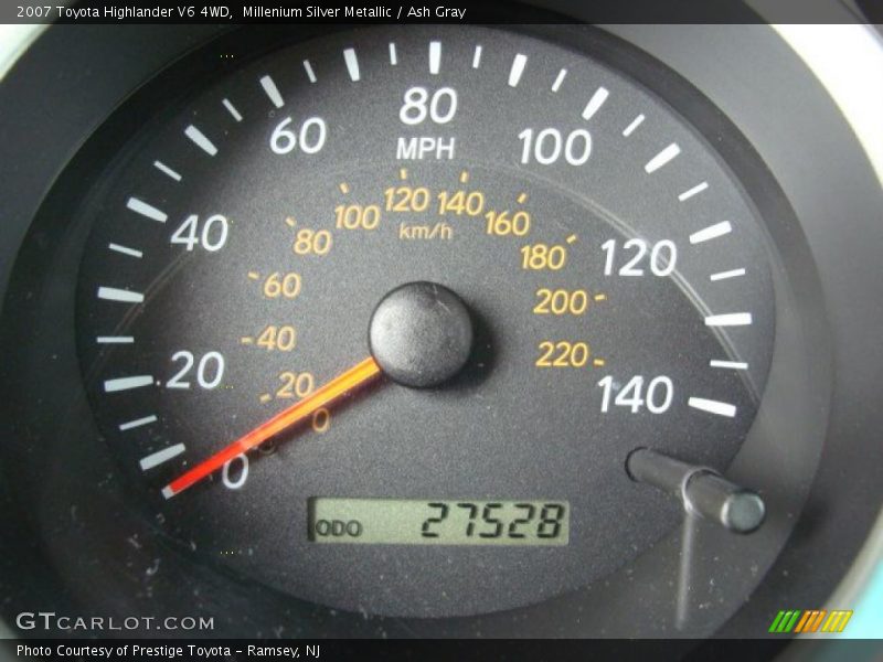 Millenium Silver Metallic / Ash Gray 2007 Toyota Highlander V6 4WD