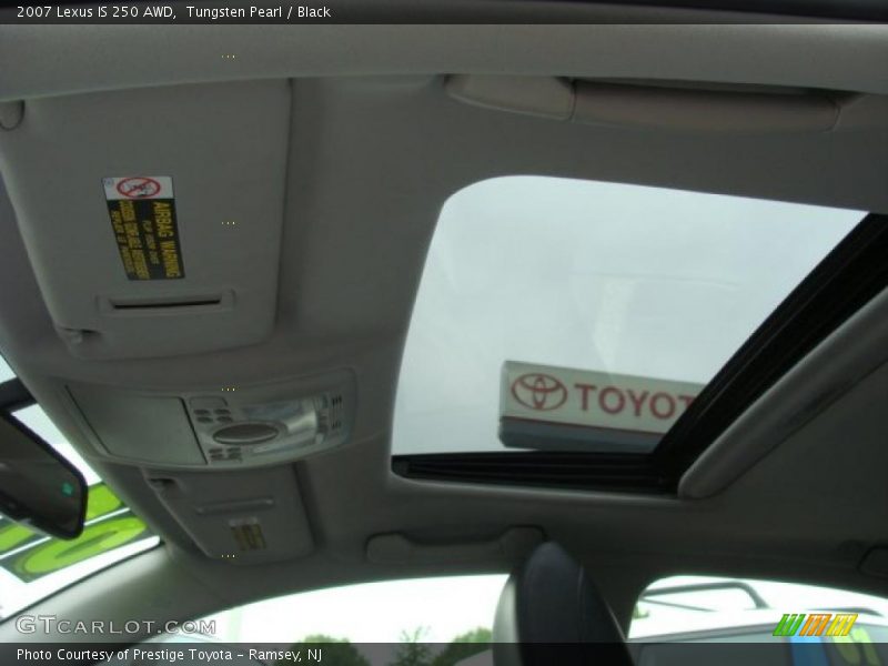Tungsten Pearl / Black 2007 Lexus IS 250 AWD