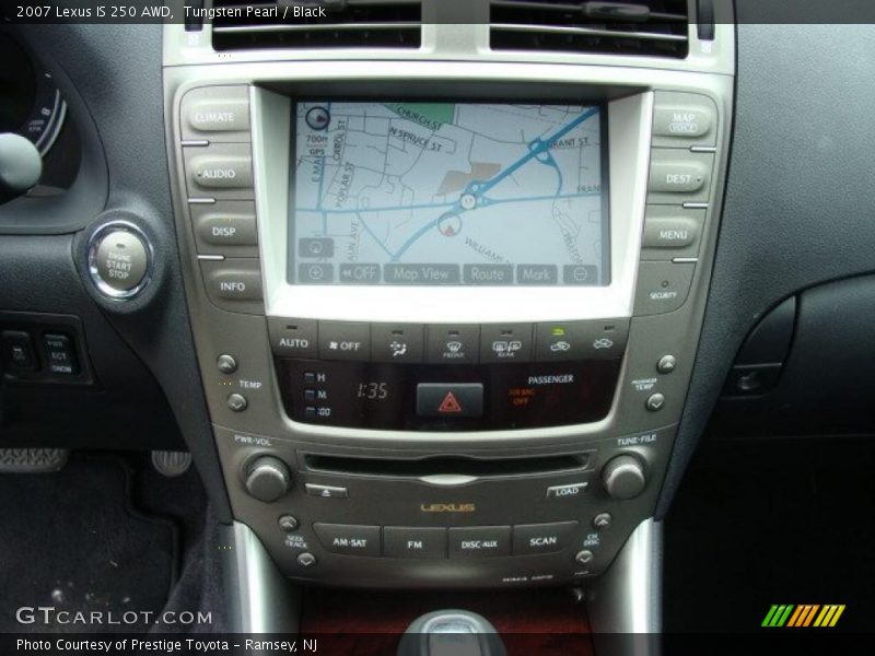 Tungsten Pearl / Black 2007 Lexus IS 250 AWD