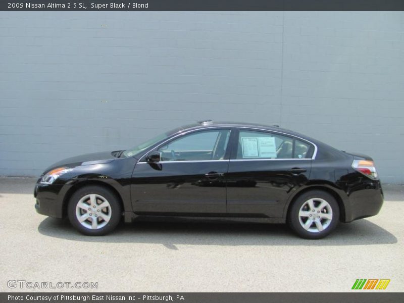 Super Black / Blond 2009 Nissan Altima 2.5 SL