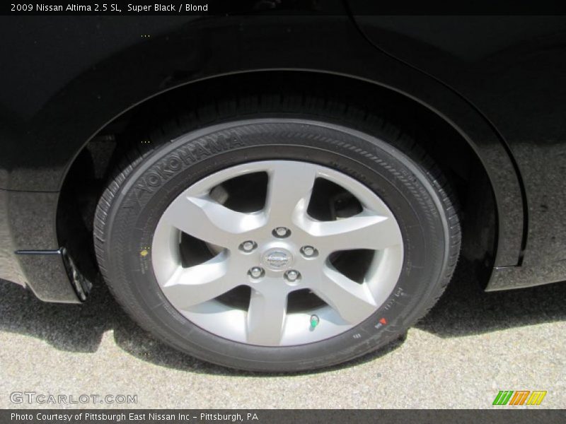 Super Black / Blond 2009 Nissan Altima 2.5 SL