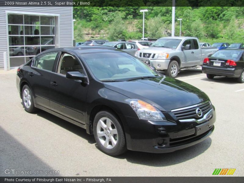 Super Black / Blond 2009 Nissan Altima 2.5 SL