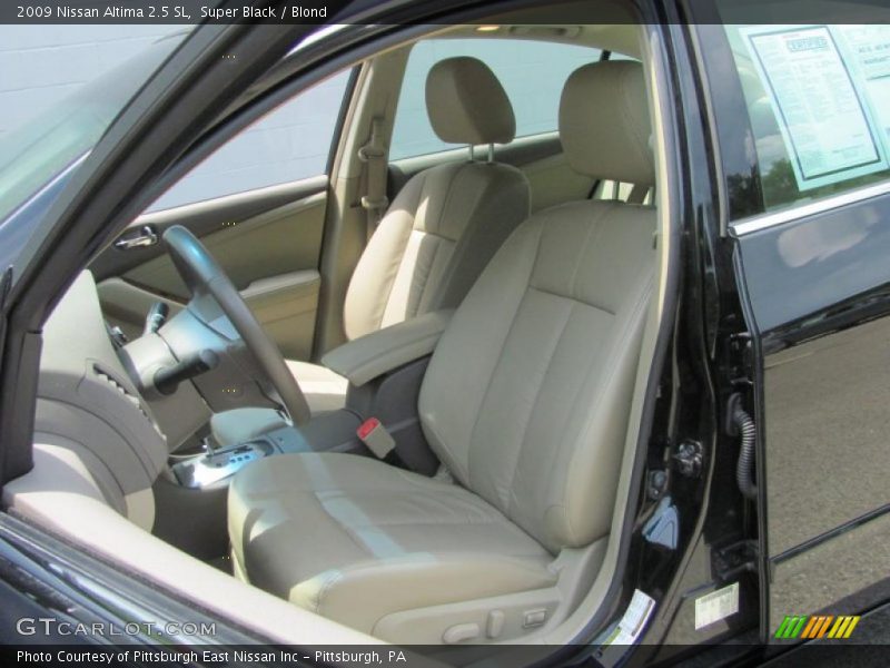 Super Black / Blond 2009 Nissan Altima 2.5 SL