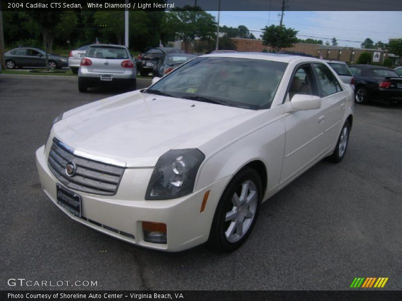 White Diamond / Light Neutral 2004 Cadillac CTS Sedan