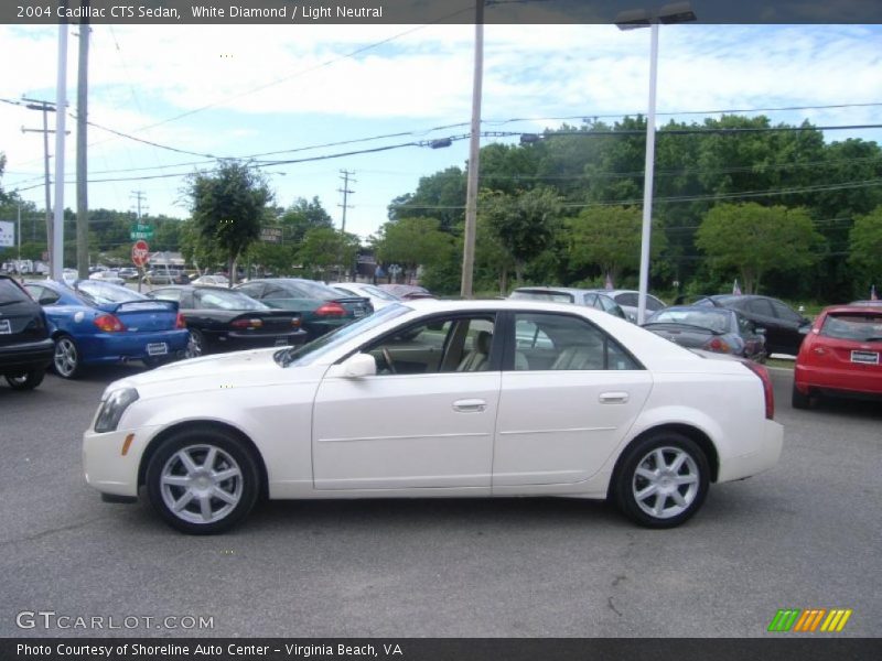 White Diamond / Light Neutral 2004 Cadillac CTS Sedan
