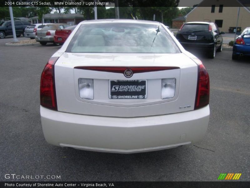 White Diamond / Light Neutral 2004 Cadillac CTS Sedan