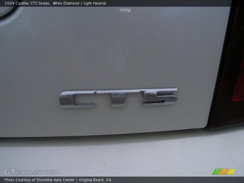 White Diamond / Light Neutral 2004 Cadillac CTS Sedan