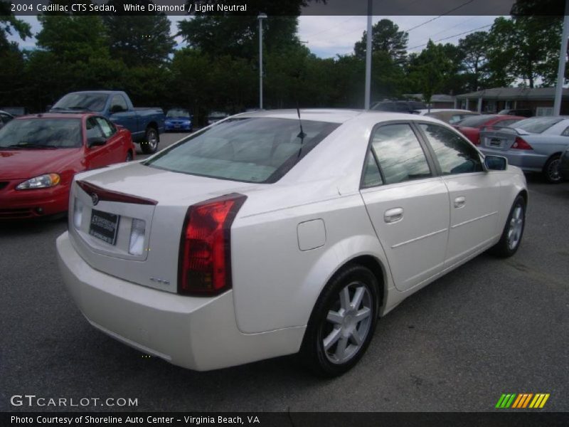 White Diamond / Light Neutral 2004 Cadillac CTS Sedan