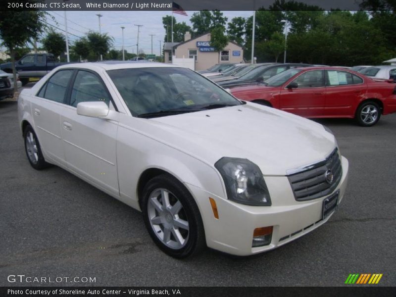 White Diamond / Light Neutral 2004 Cadillac CTS Sedan