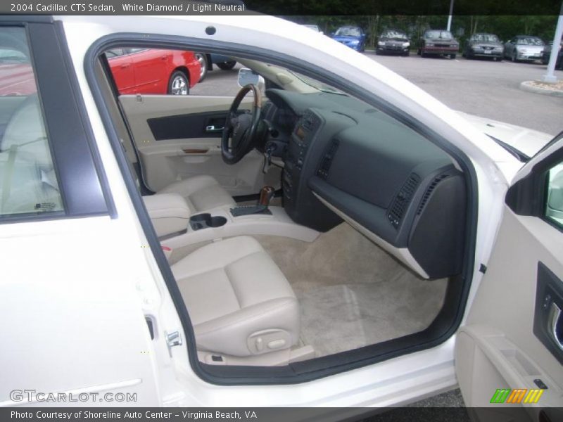 White Diamond / Light Neutral 2004 Cadillac CTS Sedan