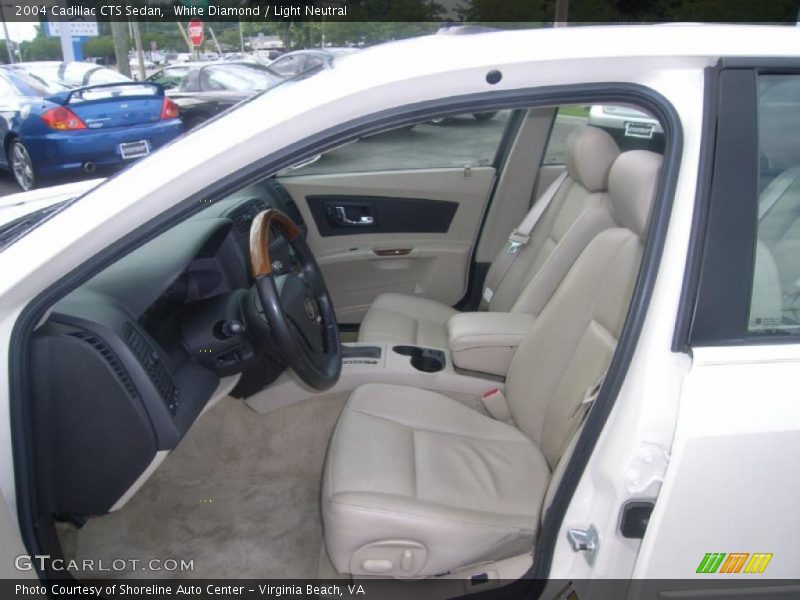 White Diamond / Light Neutral 2004 Cadillac CTS Sedan